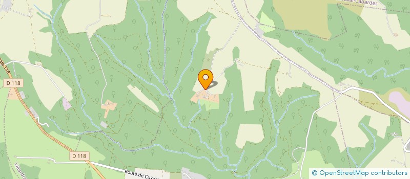 localisation de l'entreprise MADAME VALENTINE LEGRAND  VILLARDONNEL