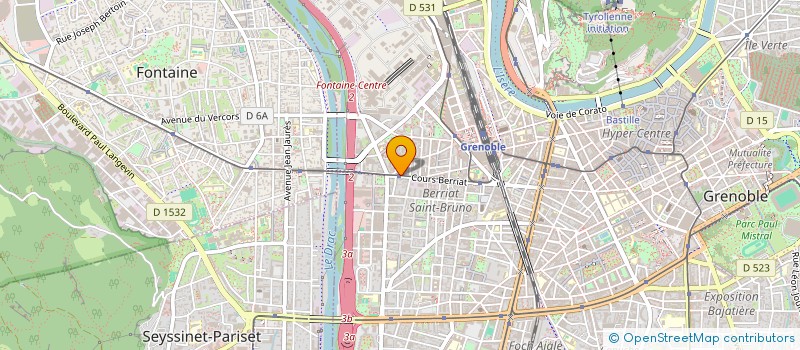 localisation de l'entreprise MADAME VALENTINE LOZAC'HMEUR à GRENOBLE