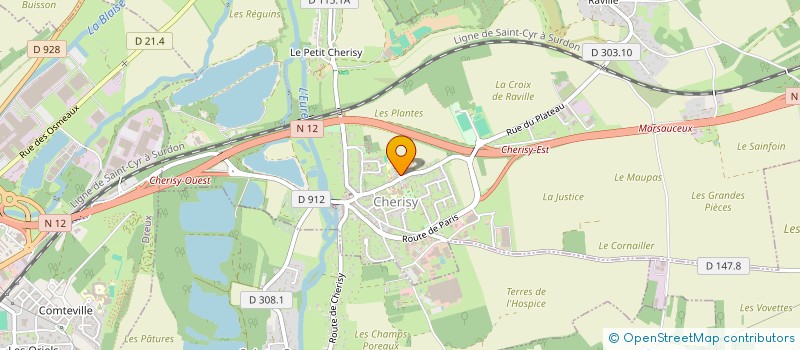 localisation de l'entreprise MADAME VALENTINE MAISSANT  SAINT-LEGER-EN-YVELINES