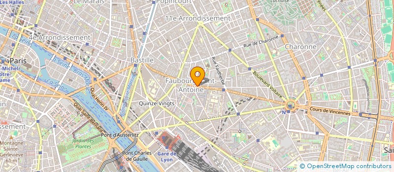 localisation de l'entreprise MADAME VALENTINE MARTINEZ  PARIS