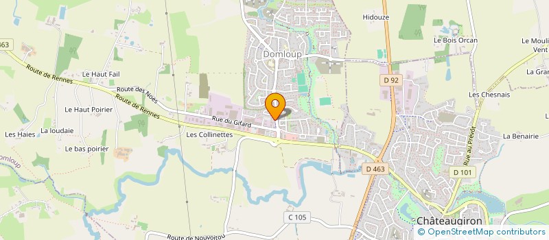 localisation de l'entreprise MADAME VALENTINE MAUNOURY  RENNES