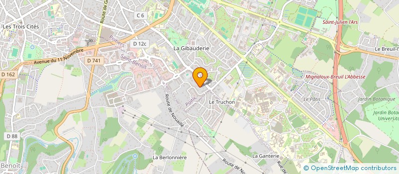 localisation de l'entreprise MADAME VALENTINE MENZOYAN  POITIERS