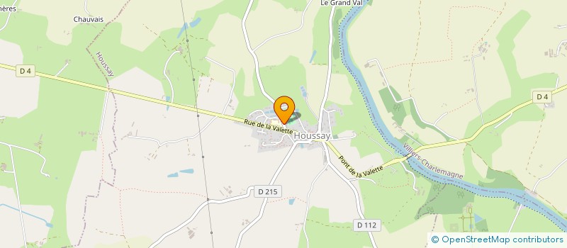 localisation de l'entreprise MADAME VALENTINE MEZIERES  HOUSSAY