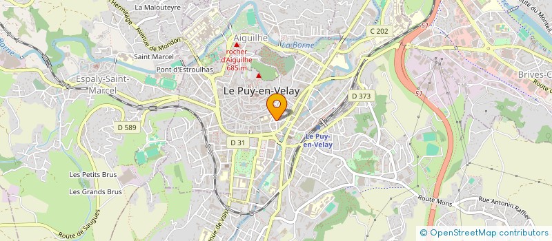 localisation de l'entreprise MADAME VALENTINE MIESSI  LE PUY-EN-VELAY