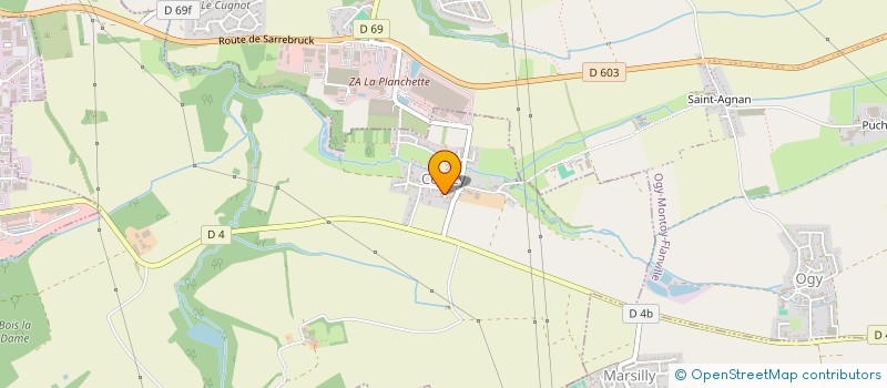 localisation de l'entreprise MADAME VALENTINE MONNIER  COINCY