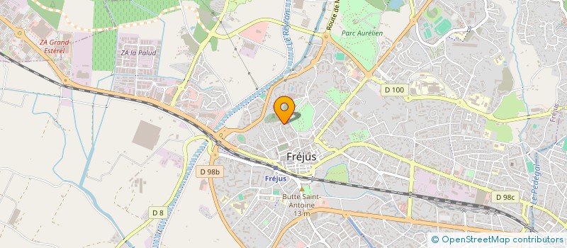 localisation de l'entreprise MADAME VALENTINE MORAN à FREJUS