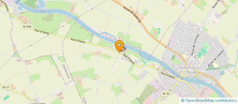 localisation de l'entreprise MADAME VALENTINE MOREL  QUESNOY-SUR-DEULE