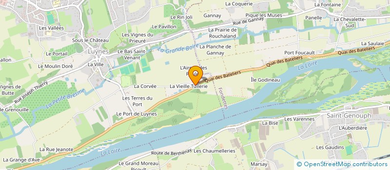 localisation de l'entreprise MADAME VALENTINE MOUCHON  FONDETTES