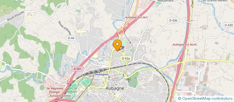 localisation de l'entreprise MADAME VALENTINE ORTUNIO  AUBAGNE