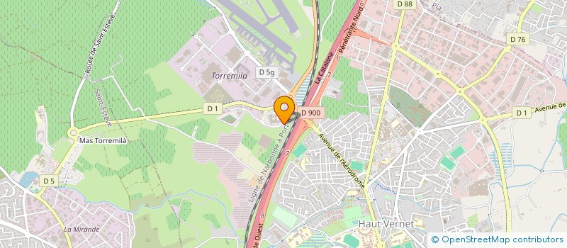 localisation de l'entreprise MADAME VALENTINE OURSEL  PERPIGNAN