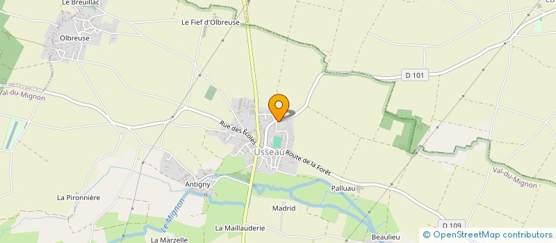localisation de l'entreprise MADAME VALENTINE PAC à NIORT