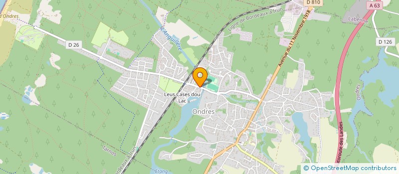 localisation de l'entreprise MADAME VALENTINE PAGANI  ONDRES