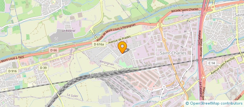 localisation de l'entreprise MADAME VALENTINE PAJTLER  PERPIGNAN