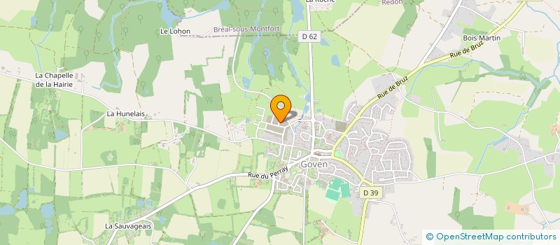 localisation de l'entreprise MADAME VALENTINE PAUGAM  GOVEN