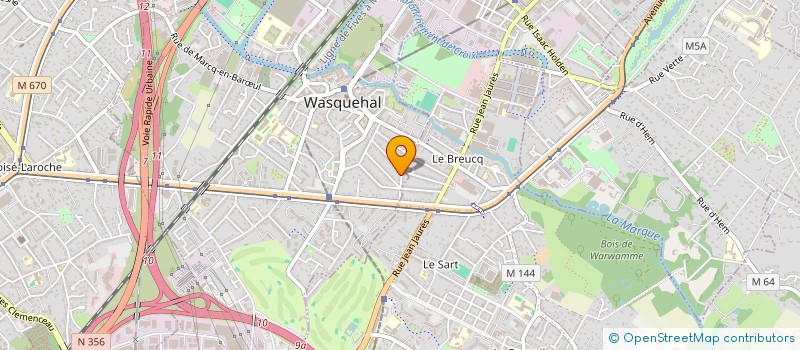 localisation de l'entreprise MADAME VALENTINE PAVAN  WASQUEHAL