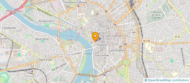 localisation de l'entreprise MADAME VALENTINE PENEL  TOULOUSE