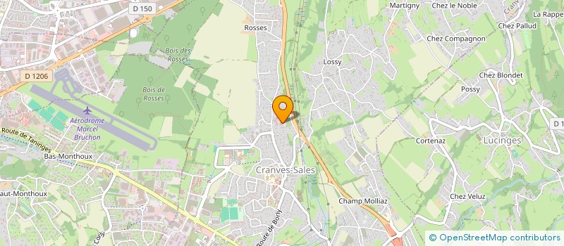 localisation de l'entreprise MADAME VALENTINE PEREIRA  CRANVES-SALES