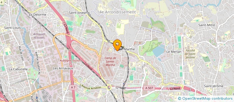 localisation de l'entreprise MADAME VALENTINE PETIJEVITCH  MARSEILLE