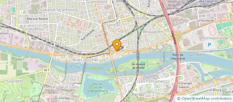 localisation de l'entreprise MADAME VALENTINE PETIT  TOURS