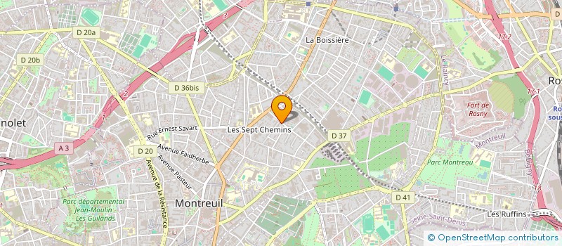 localisation de l'entreprise MADAME VALENTINE PICOLET à MONTREUIL