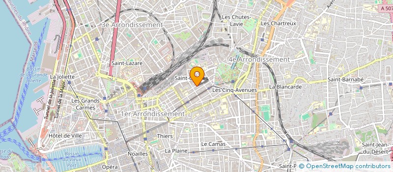 localisation de l'entreprise MADAME VALENTINE PILLET à MARSEILLE