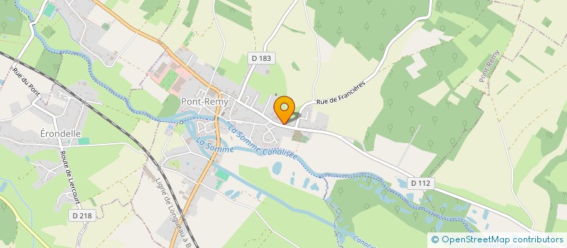 localisation de l'entreprise MADAME VALENTINE PLANQUART  PONT-REMY