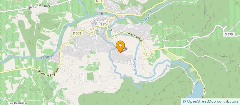 localisation de l'entreprise MADAME VALENTINE PRIEUR  CARCES