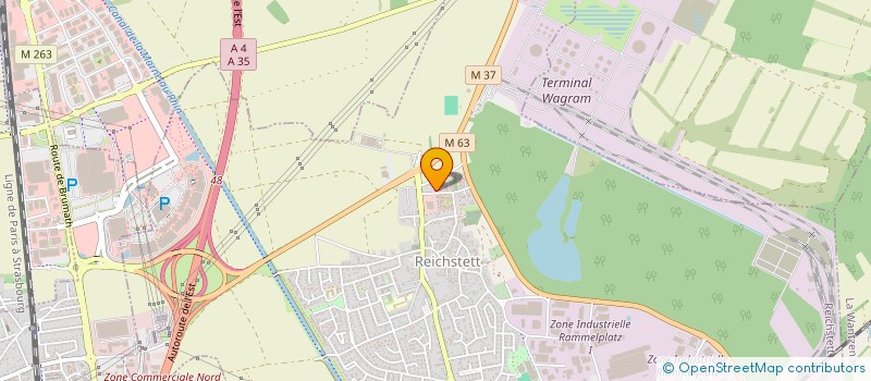 localisation de l'entreprise MADAME VALENTINE RAFFRAY  REICHSTETT