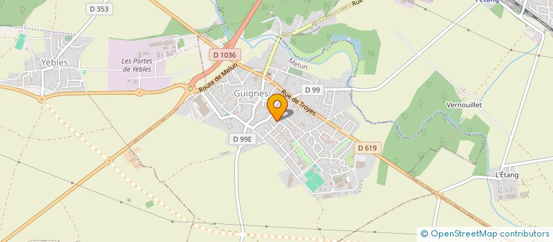 localisation de l'entreprise MADAME VALENTINE RENAULT  GUIGNES