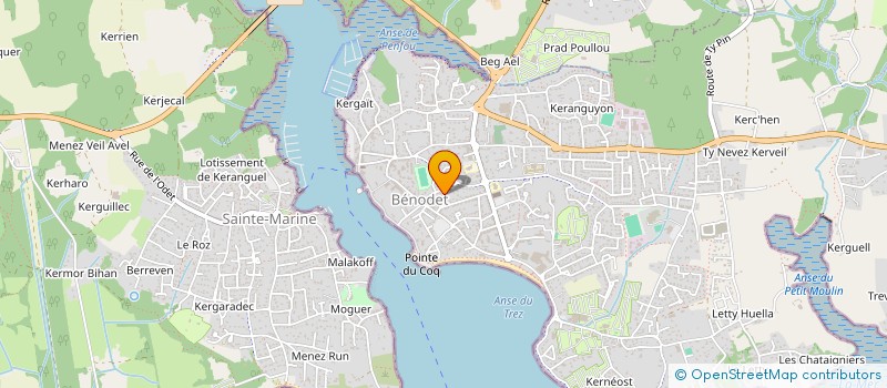 localisation de l'entreprise MADAME VALENTINE REPARAT  BENODET