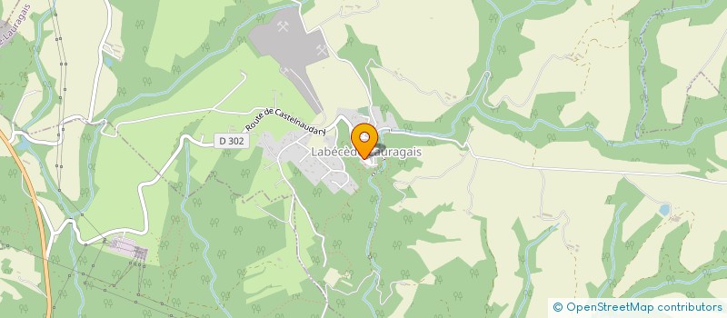 localisation de l'entreprise MADAME VALENTINE RIVIERE  LABECEDE-LAURAGAIS