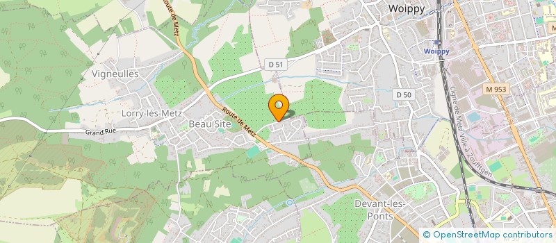 localisation de l'entreprise MADAME VALENTINE ROMILLY  LORRY-LES-METZ