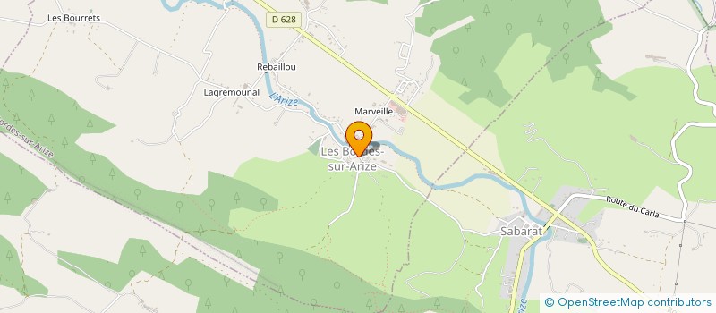 localisation de l'entreprise MADAME VALENTINE ROUZEROL à LES BORDES-SUR-ARIZE