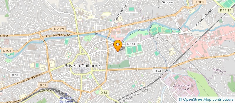 localisation de l'entreprise MADAME VALENTINE SABRI à BRIVE-LA-GAILLARDE