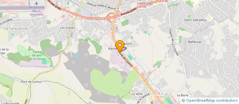 localisation de l'entreprise MADAME VALENTINE SABRIAN à ALBI