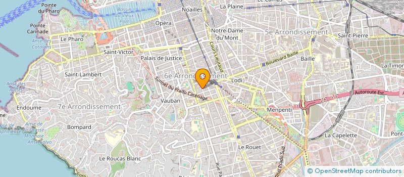 localisation de l'entreprise MADAME VALENTINE SALMON  MARSEILLE