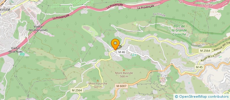 localisation de l'entreprise MADAME VALENTINE SAPLANA  EZE