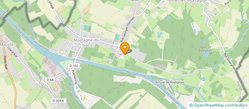 localisation de l'entreprise MADAME VALENTINE SARRAZIN  FLINES-LES-MORTAGNE