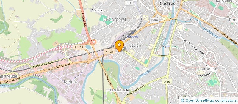 localisation de l'entreprise MADAME VALENTINE SARRION  CASTRES