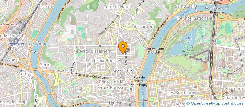 localisation de l'entreprise MADAME VALENTINE SOLA à LYON