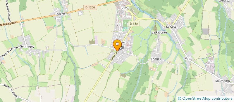 localisation de l'entreprise MADAME VALENTINE TASSET  VIRY