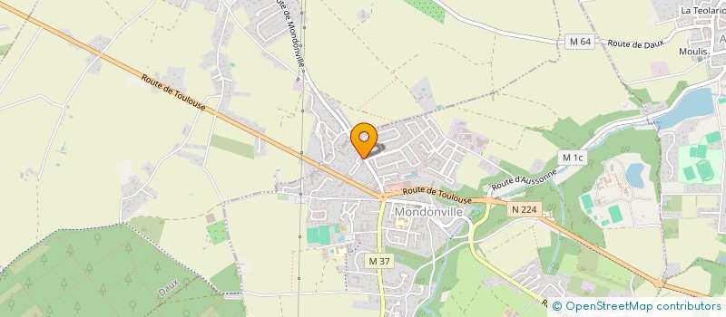 localisation de l'entreprise MADAME VALENTINE THIERY  MONDONVILLE