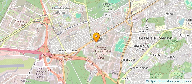 localisation de l'entreprise MADAME VALENTINE THOMASSET  CLAMART