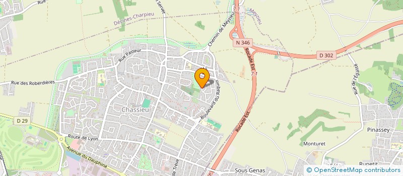 localisation de l'entreprise MADAME VALENTINE TROESCH  CHASSIEU