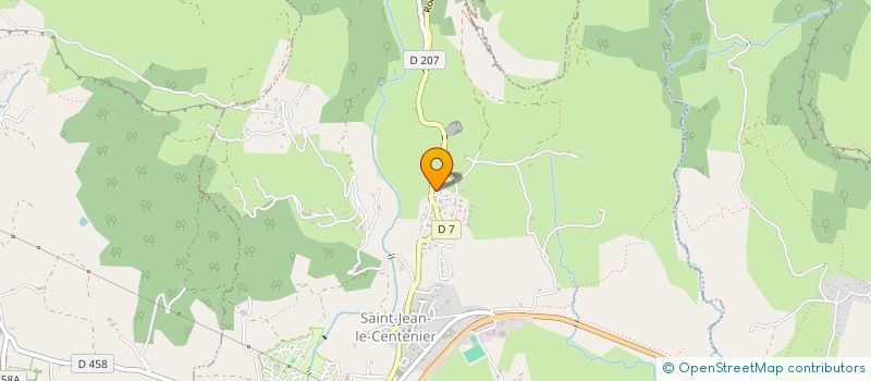 localisation de l'entreprise MADAME VALENTINE UHRHAN  SAINT-JEAN-LE-CENTENIER