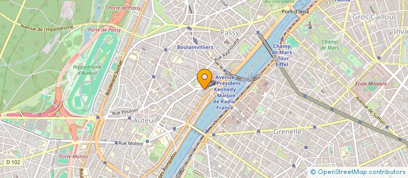 localisation de l'entreprise MADAME VALENTINE VAHIDI  PARIS