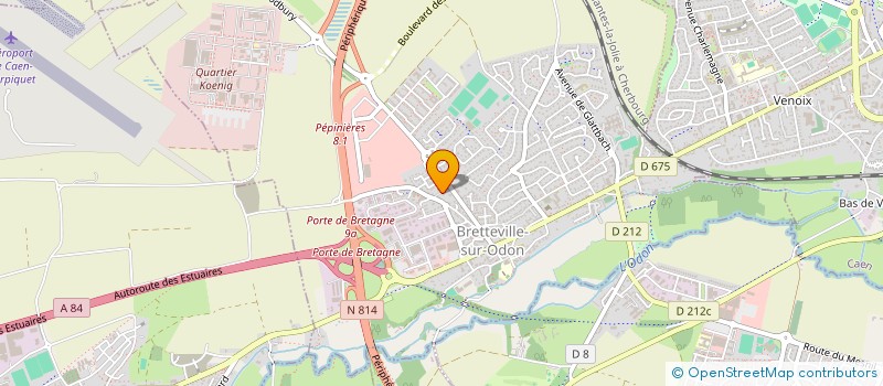 localisation de l'entreprise MADAME VALENTINE VASSEUR  BRETTEVILLE-SUR-ODON