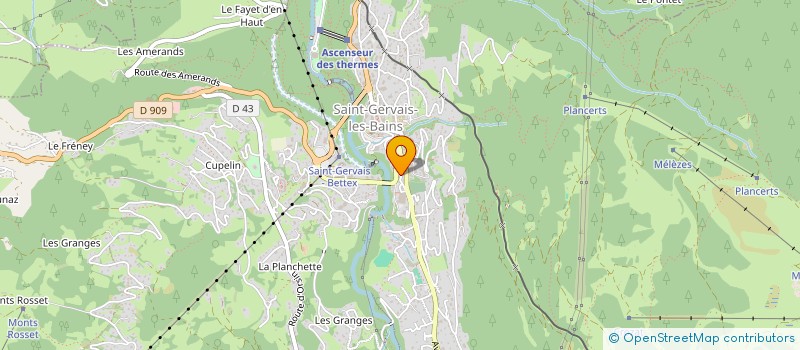 localisation de l'entreprise MADAME VALENTINE VAUNOIS  SAINT-GERVAIS-LES-BAINS