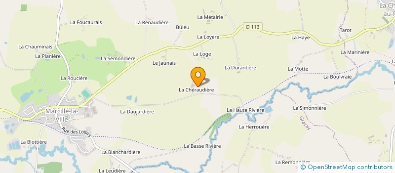 localisation de l'entreprise MADAME VALENTINE VENDANGER  MARCILLE-LA-VILLE