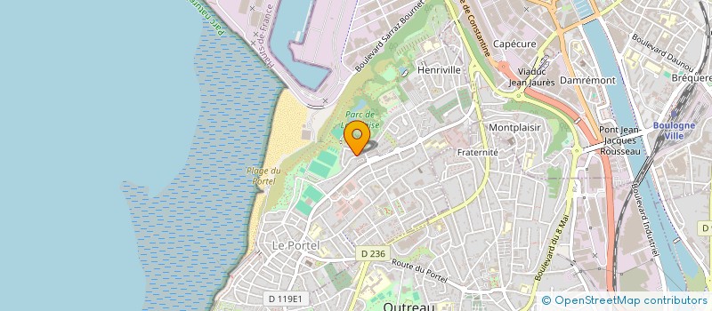 localisation de l'entreprise MADAME VALENTINE VERGEOT  LE PORTEL